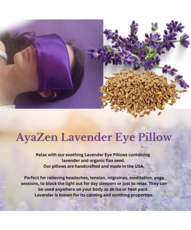 Relaxation Gift Set for Women | AyaZen Lavender Eye Pillow Spray Sachet & Soy Candle | Aromatherapy Stress Relief | Perfect Christmas & Yoga Gifts | Made in USA - Buy Online on GoSupps.com
