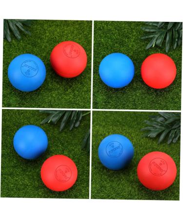 Solustrie 4-Piece Deep Tissue Massage Roller Set - Foot Exercise Mobility Balls for Plantar Fasciitis Relief & Trigger Point Therapy | Yoga & Massage Device - Buy Online on GoSupps.com