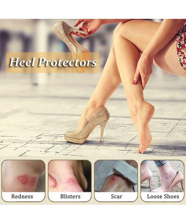 Shoe Heel Pads for Loose Fit and Slipping, Beige Inserts for Men and Women Shoes - Set of 3 - Buy Online on GoSupps.com