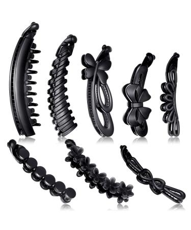 8 Pieces Banana Clip Hair Clincher Banana Hair Comb Claw Classic Ponytail Holder Maker Clips Non Slip Banana Hair Clasp Fishtail Hair Grip Comb for Women Girls Hair Accessories  Large  Medium  Small - Buy Online on GoSupps.com