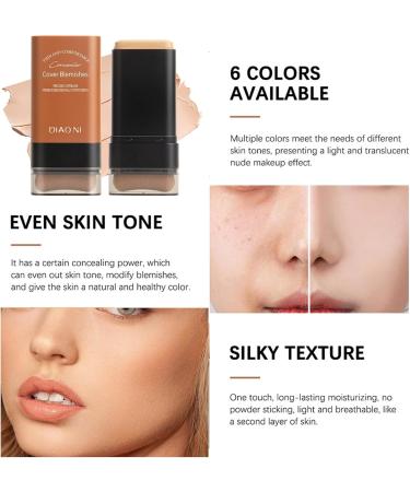 Scorpio Soul Naturkosmetik Foundation Makeup Serum & Concealer Eye Circles Contouring Stick Long Lasting Builtin Brush Head for all skin types 04 - Buy Online on GoSupps.com