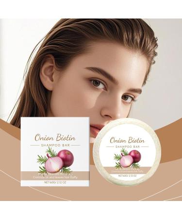  G n rique Onion Biotin Shampoo Bar - 60g Onion Rosemary Shampoo Soap Nourishing Purifying Onion Biotin Shampoos Soap For Hair Growth Moisturizing Onions Shampoo Rosemary Hair Soaps Barr - Buy Online on GoSupps.com