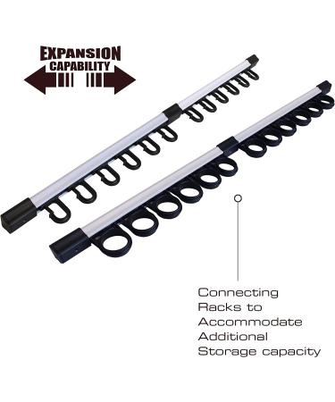 Rush Creek Creations All Weather Fishing Rod Storage Rack - 6 Rod Capacity, Wall/Ceiling/Garage Mount, ABS Plastic - Buy Online on GoSupps.com