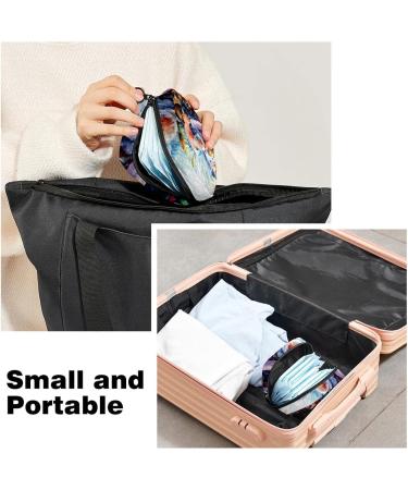 Artistic Women's Napkin Storage Bag - Oil Painting Ballet Dancer | Portable Menstrual Cup & Bandages Organizer - Buy Online on GoSupps.com