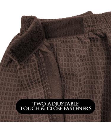 Canyon Rose Waffle Weave Long Spa Wrap - Luxurious Body Wrap in Brown - Buy Online on GoSupps.com