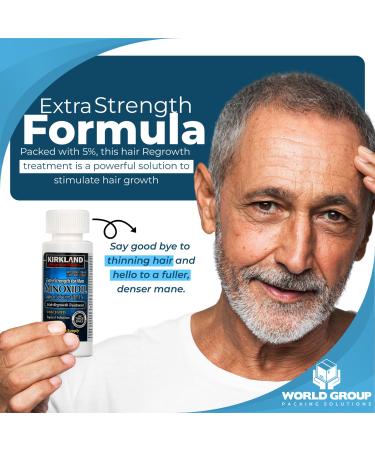 World Group Packing Solutions KIRKLAND Signatire Minoxidil for Men - Buy Online on GoSupps.com