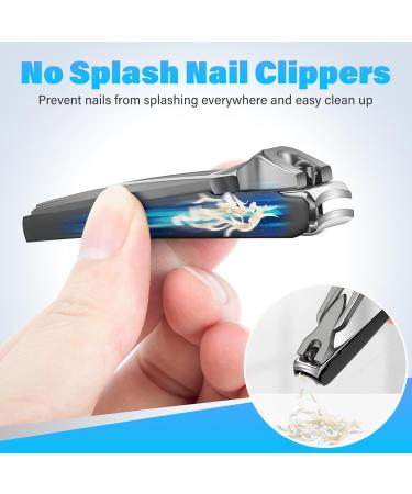 2024 Novelty Nail Clipper with Catcher - Mens Women Gifts Christmas Presents Stocking Fillers for Dad Mess Free Fingernail Clippers Secret Santa Novelty Gifts for Men Him Who Have Everything - Buy Online on GoSupps.com