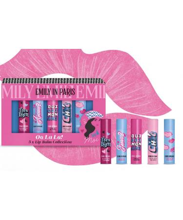 Corsair Toiletries EMILY IN PARIS LIP BALMS RASPBERRY VANILLA MATCHA VANILLA MINT IN BOX