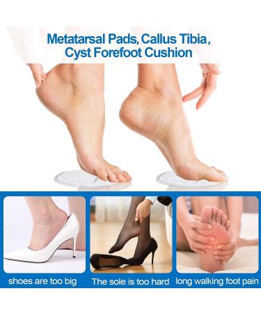 BHXANZOU Clear Small Bulge Forefoot Pain Relief Cushions - 3 Pairs for Women High Heels - Buy Online on GoSupps.com
