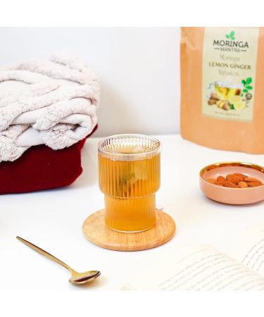 Moringa Mantra Moringa Lemon Ginger Herbal Tea 50 Dip Bags Organically Grown Moringa Infusion - Buy Online on GoSupps.com