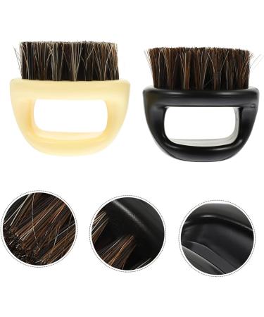 Beavorty Men's Beard Styling Brush Set - 10 Pieces Pocket Hair & Cleaning Brushes for Perfect Beard Care - Black & Beige - Buy Online on GoSupps.com