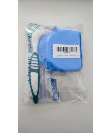 Dnom Dose Clip Box - Multi-Purpose Storage Solution for Prostheses Orthodontics and Sanitary Items | Prosthetic Socket Set with Cleaning Brush - Buy Online on GoSupps.com