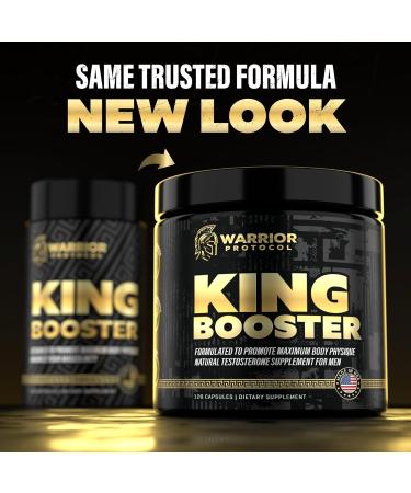 Testosterone Support for Men - Male Enhancing Supplements & Vitality Pills | Testosterone Supplement for Men w/ Turkesterone, Tongkat Ali & Fadogia Agrestis | Boost Muscle Growth, Stamina & Recovery - Buy Online on GoSupps.com