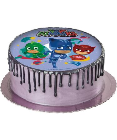 dekora Dekora - PJMasks Children's Birthday Cake Decor - 15.5 cm Multicolored - Buy Online on GoSupps.com