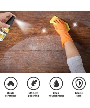 Wood Seasoning Beewax Spray Traditional Beeswax Polish for Wood & Furniture Multipurpose Natural Beewax Wood Polish and Cleaner for Furniture Care 120ML - Buy Online on GoSupps.com