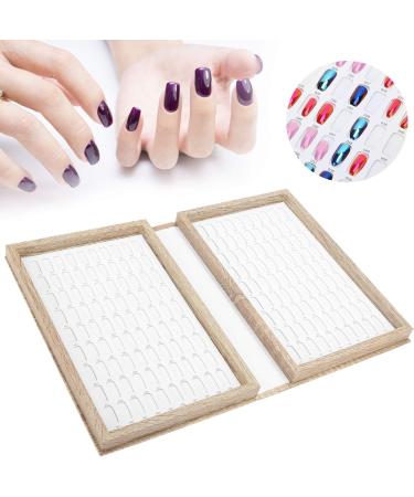 Affichage du Nuancier des Ongles 180 Couleurs Livre D'affichage de Vernis Ongles en Bois Livre de Cartes de Couleurs D'affichage de Pointes de Faux Ongles chantillons de(Couleur sombre) - Buy Online on GoSupps.com