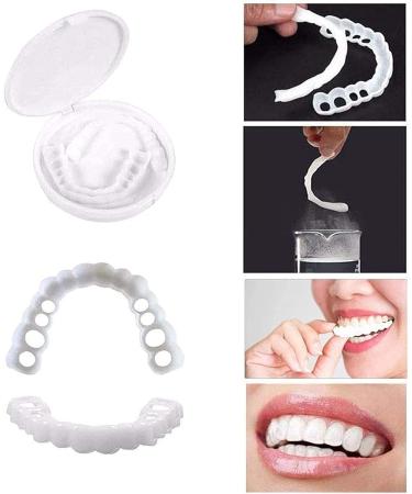 JJEIGVJ Pair Lower Teeth Cosmetic Cover - Teeth Whitening & Comfortable Smile for Men & Women | International Shipping Available - Buy Online on GoSupps.com