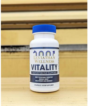 Vitality Testosterone Booster 60 Capsules for Enhanced Energy & Performance | International Shipping Available - Buy Online on GoSupps.com