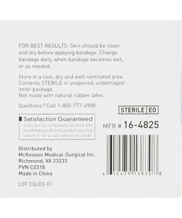 Buy McKesson Adhesive Bandages - Sterile Plastic Rectangle Tan 2x4 in 50 Count | 1200 Total - Fast International Shipping - Buy Online on GoSupps.com