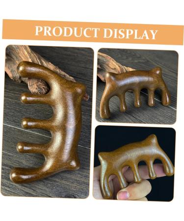 FRCOLOR Sandalwood Cat Comb | Wooden Massager Tool & Scalp Scraping Comb | Best Wide Tooth Hair Comb for Cats & Humans - Buy Online on GoSupps.com