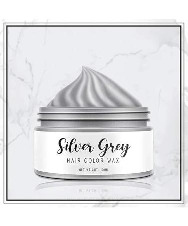 Dinglong Home Silver Color Wax Temporary Hair Coloring Natural Matte Hairstyle For Party Temporary Wax Hair Pomades Men And Women Hairstyle - Buy Online on GoSupps.com