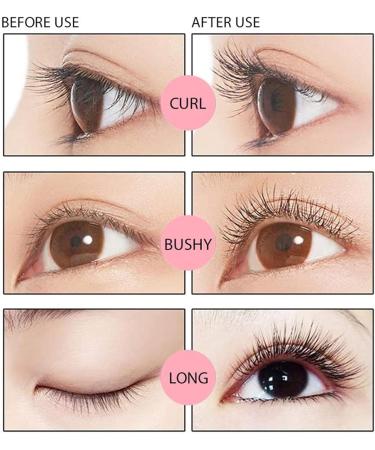 Waterproof Silk Fiber Thick Mascara Waterproof 4d Silk Fiber Mascara for Long Natural Looking Thickening and Curling Mascara. (Black 3pcs) Black 3pcs - Buy Online on GoSupps.com