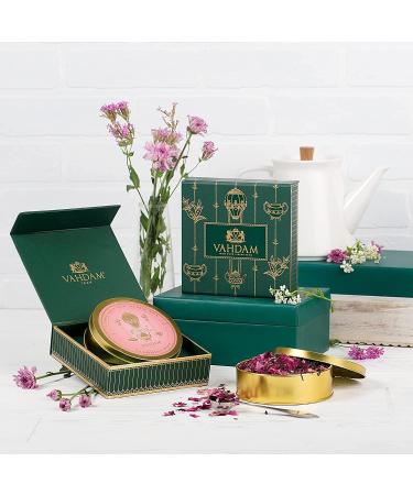 VAHDAM Private Black Tea Reserve - Unique Tin Gift Set | Luxury Tea Gift Set - Blooming Rose Black Tea Gift Set | Gifts For Women & Men | Premium Assortiment Th  - Buy Online on GoSupps.com