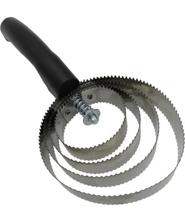 SecureFix Direct Spiral Curry Comb Horse (Brush Pets Equestrain Metal Grooming Shredding Black) - Buy Online on GoSupps.com
