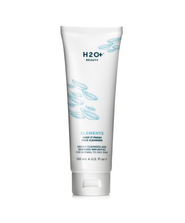 H2O+ Elements Keep it Fresh Cleanser for Normal to Oily Skin Deeply Cleanses and Removes Impurities 4 oz