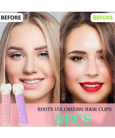 Volumizing Hair Clips for Instant Root Volume - 8pcs Set, Ideal Gift for Women | DIY Hair Styling Tool - Buy Online on GoSupps.com