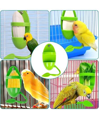 Youngsay 4-Piece Sepia Shell Bracket Set | Portable Plastic Bowls for Birds | Ideal for Serving Fruits & Vegetables (Green) - Buy Online on GoSupps.com