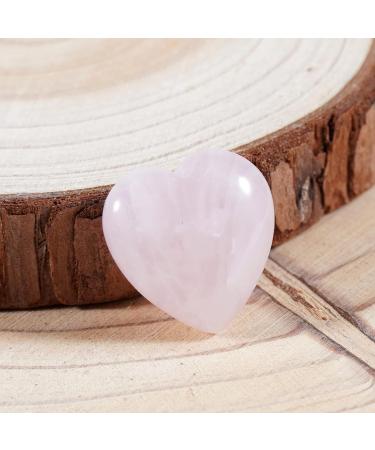 Soulnioi Rose Quartz Crystal Heart Love Stones for Yoga & Meditation - 2pcs - Buy Online on GoSupps.com