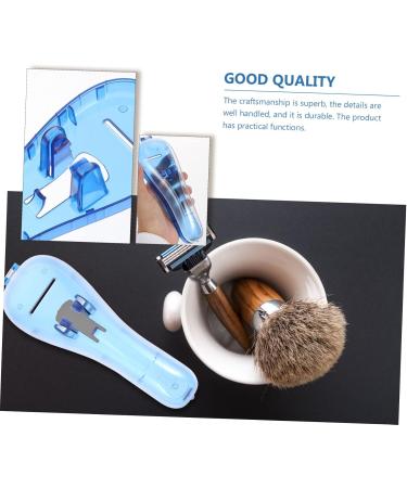 Vintorky Shock-Resistant Razor Storage Box - Protective Cover for Electric Shaver - Ideal Gift for Men - 16.5x6x3.5cm - Blue - Buy Online on GoSupps.com