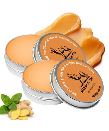 XINGJUHUI 2 PACK Neuro Balm Soothing Massage Balm withMagnesium & Menthol Comfort Cream for Daily Jointand Muscle Care Full Body Use