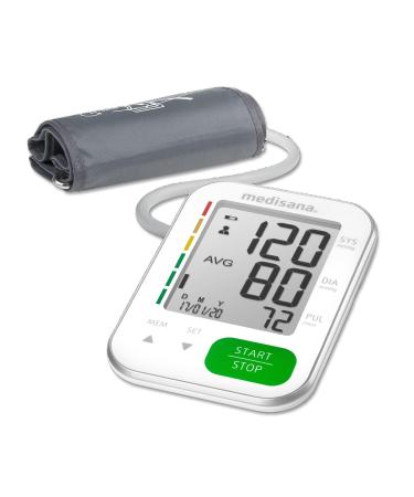 Medisana BU 565 blood pressure monitor for the upper arm precise blood pressure and pulse measurement memory function large display for easy reading traffic light scale arrhythmia detection & warning without bluetooth - Buy Online on GoSupps.com