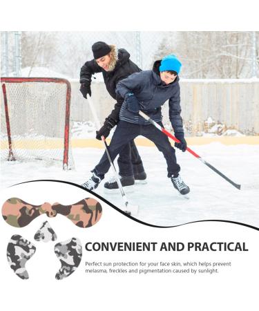  Angoily Angoily Pack of 2 Windproof Stickers for Snow Sports Breathable and Dry UV Sunscreen Face Mask Stretchable and Soft on the Skin - Buy Online on GoSupps.com