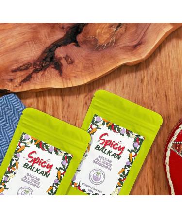 Spicy Balkan Vegetable Seasoning Mix 100g - Zacin - No MSG GMO-Free All Natural Gourmet Soup Seasoning Mix - Buy Online on GoSupps.com