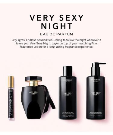 Victoria's Secret Very Sexy Night Eau de Parfum Rollerball Notes of Vanilla Orchid Sun-Drenched Clementine & Wild Blackberry Travel Size Mini Perfumes for Women (0.23 oz) - Buy Online on GoSupps.com