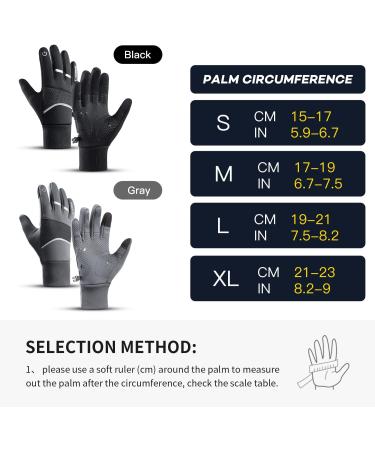 Kyncilor Winter Gloves for Men - Warm Touchscreen Bicycle Gloves Non-Slip Windproof & Cold-Resistant for Cycling Skiing & Work - XL Black - Buy Online on GoSupps.com