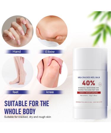 HOUSN UREA Feet Cream Stick 2 pieces repair stick with shea butter and coconut oil foot cream very dry feet calluses and intensive foot care against cracked heels 2 pieces UREA Feet Cream 2 PCS UREA Feet Cream - Buy Online on GoSupps.com