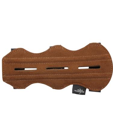 SAS 7.5" Leather Suede Arm Guard One Size Archery Bow Range with 3-Strap Buckles - Buy Online on GoSupps.com