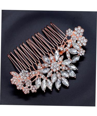 Ipetboom 1pc Womens Hair Clips Rhinestone Hair Comb Hair Barrettes for Women Hair Combs Bridal Haircombs Alloy Haircombs Rhinestone Haircombs for Women European and American Bride Headgear - Buy Online on GoSupps.com