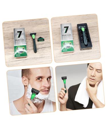 Premium Stainless Steel Razor Shaver Set for Men - Ultimate Hair Shaving & Grooming Solution - Buy Online on GoSupps.com