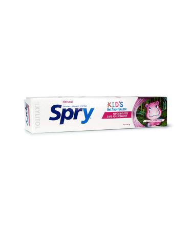 Spry Kids Fluoride-Free Toothpaste - Bubblegum Flavor, 5 oz - Anti-Plaque & Tartar Control for Ages 2+ - Buy Online on GoSupps.com