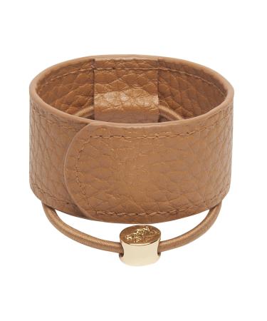 1907 Leather Hair Cuff  Camel NHH063