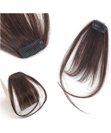 Clip in Fringe Clip in Bangs Light Weight One Piece Front Head Wig Human Hair Clips On Bang (Color : #1B) - Buy Online on GoSupps.com
