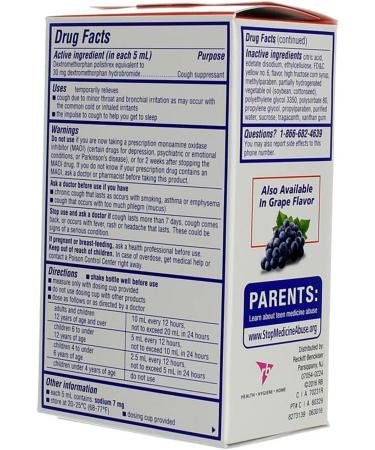 Delsym Adult Cough Suppressant Orange Flavored Liquid 3 oz (Pack of 6) - Buy Online on GoSupps.com