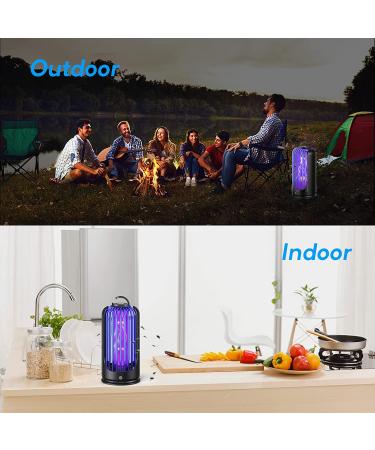3600V Electric Bug Zapper - Indoor Outdoor Mosquito Killer with Waterproof Pest Control - 60inch USB Cable Included for Home, Patio, Backyard, Camping - Buy Online on GoSupps.com