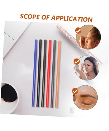 Didiseaon 6pcs Eyebrow Pencil Lip Liner Set Microblading Eyebrow Supplies Microblading Eyebrow Pen Wooden - Buy Online on GoSupps.com