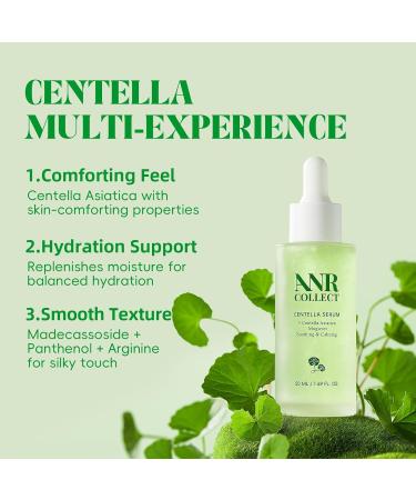 Centella Asiatica Serum Ampoule 1.7 fl. oz(50ml) Soothing & Calming Skincare for Sensitive Redness Dry & Acne-Prone Skin Serum with Mugwort & Cica - Buy Online on GoSupps.com